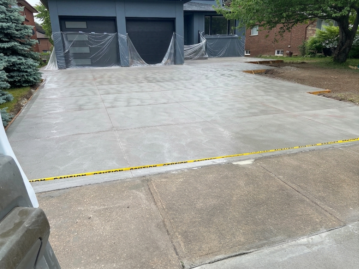 Slab Sawing – Driveway Control Joints