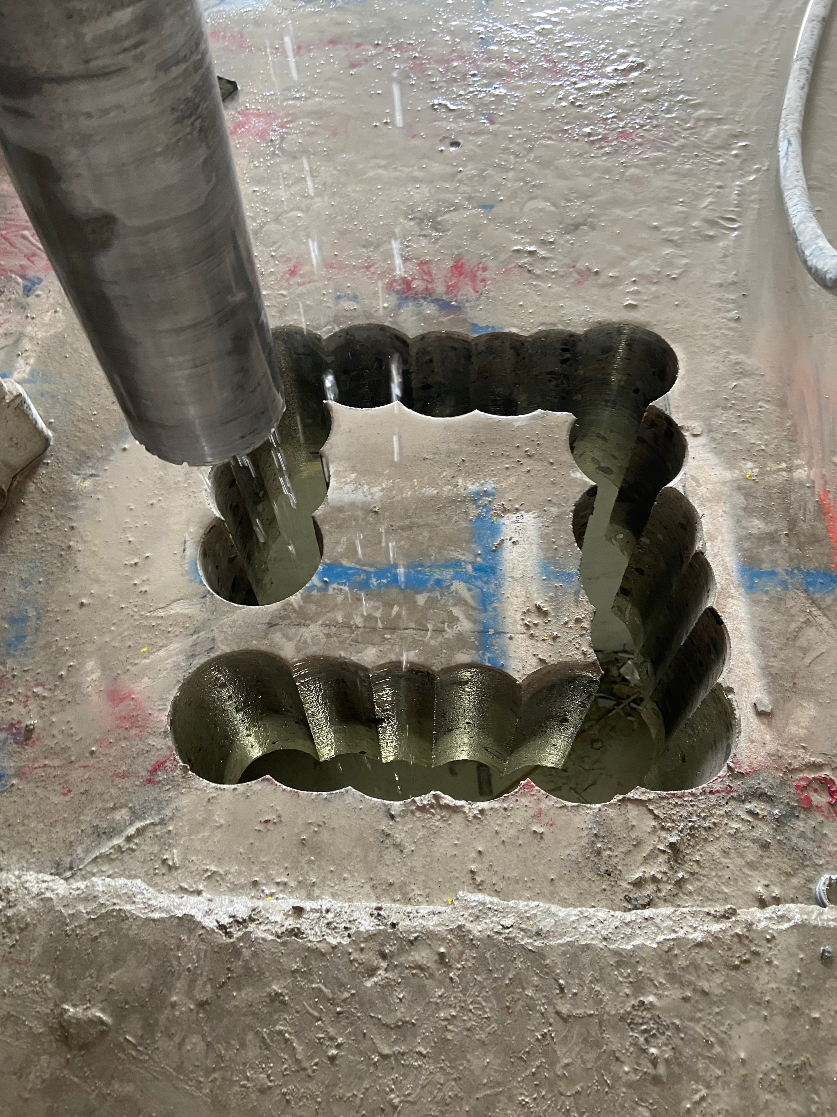 Core Drilling – Stitch Drilled Utility Openings