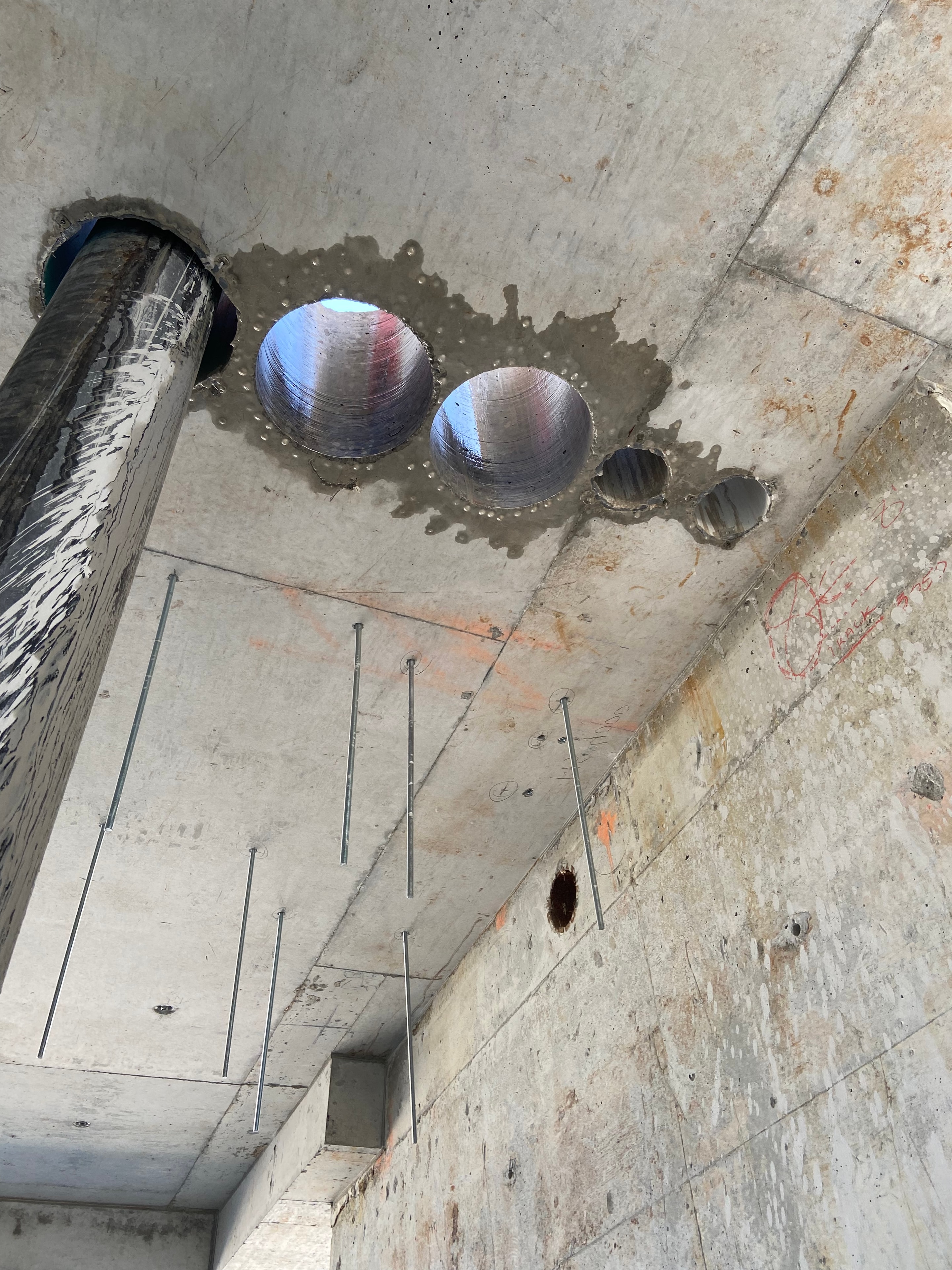 Core Drilling – Overhead Pipe & Utility Penetrations